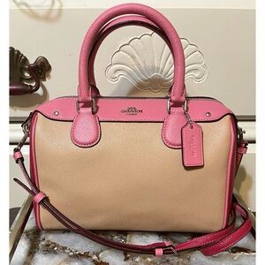 Coach Mini Bennett Colorblock Satchel!